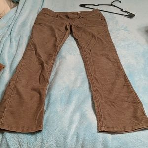 Brown corduroy pants